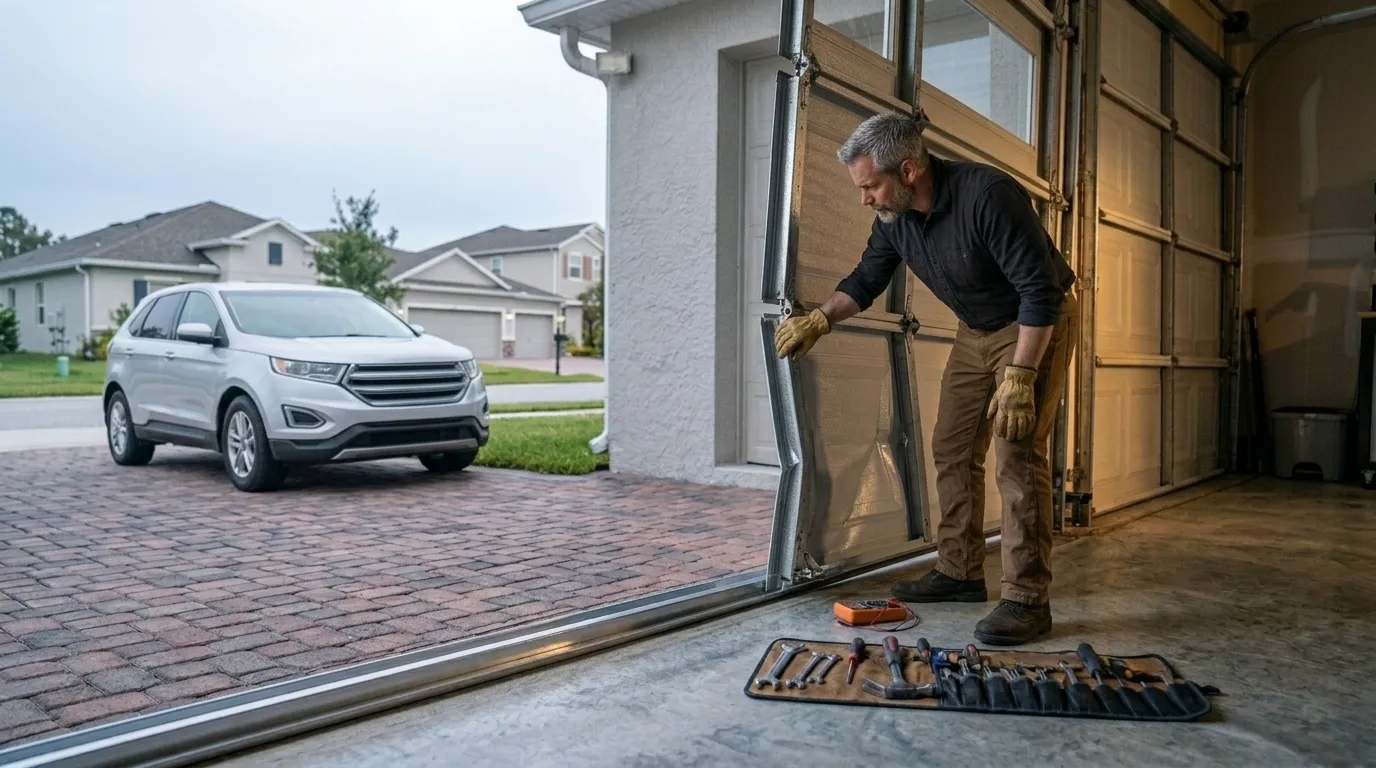 Garage Doors on San Jose's Pre-Insulation Housing Stock